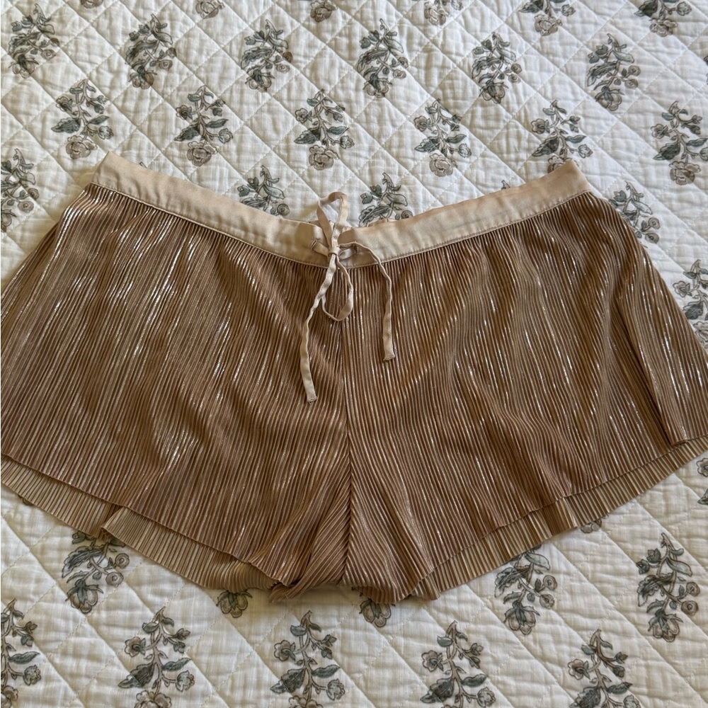 Gold Victoria’s Secret Sleep Bottom